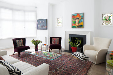 Stylowe wnętrza starego domu, projekt Robert Hirschfield Architects