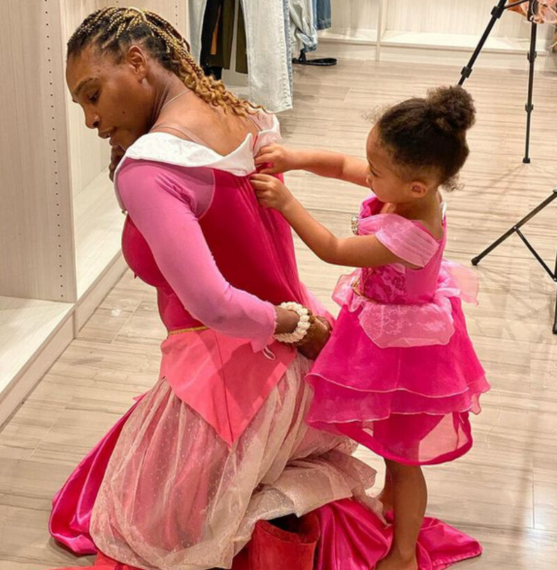 Serena Williams z córką 