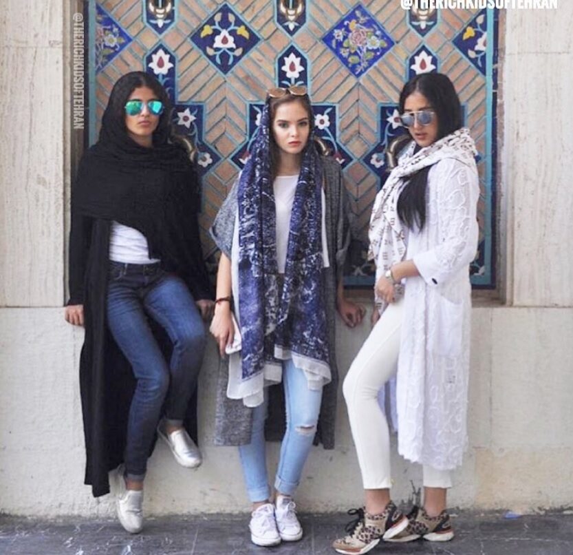 Zdjęcia zamieszczone na Instagramie "Rich Kids of Teheran" 