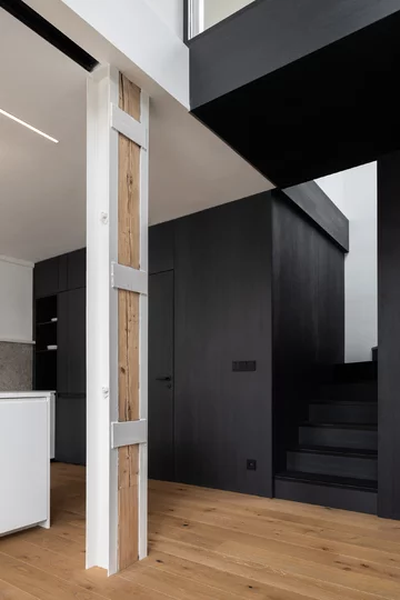 Mieszkanie na poddaszu, projekt Komon architekti Linka, Komon architekti