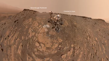 Nowe selfie łazika Curiosity 