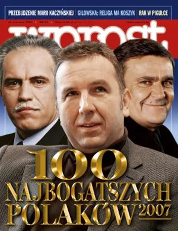 Okładka tygodnika Wprost nr 25/2007 (1278)