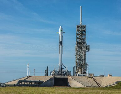 Miniatura: Start rakiety Falcon 9 przerwany w trakcie...