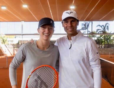 Miniatura: Iga Świątek i Rafael Nadal połączyli siły....
