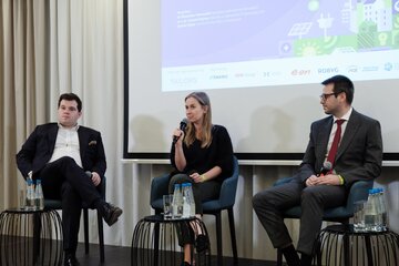 Od lewej; Radosław Maruszki, Sylwia Styka, Dawid Rejmer
