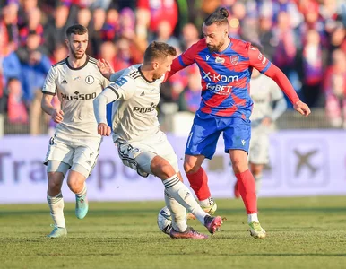 Miniatura: Raków Częstochowa i Legia Warszawa w walce...