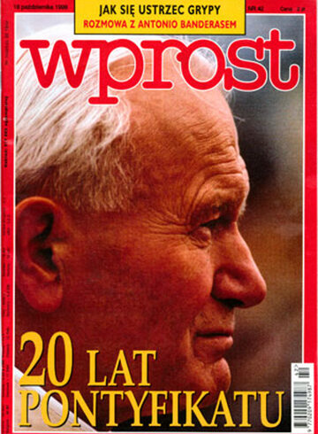 Okładka tygodnika Wprost nr 42/1998 (829)