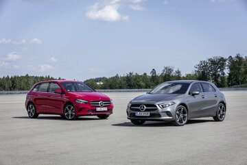 Hybrydowe Mercedesy klasy A&nbsp;i&nbsp;B