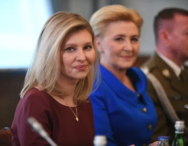 Miniatura: Ołena Zełenska i Agata Kornhauser-Duda...