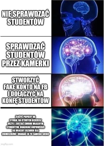 Mem z wykładowców włamujących się na grupki studenckie 