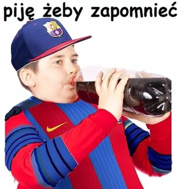 Mem po meczu FC Barcelony z Bayernem Monachium 