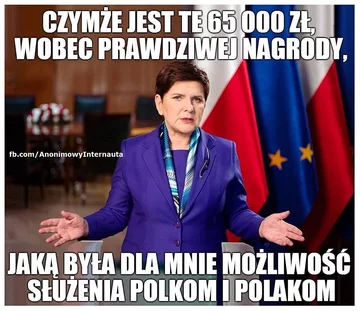 Ministrowie oddadzą premie - mem 