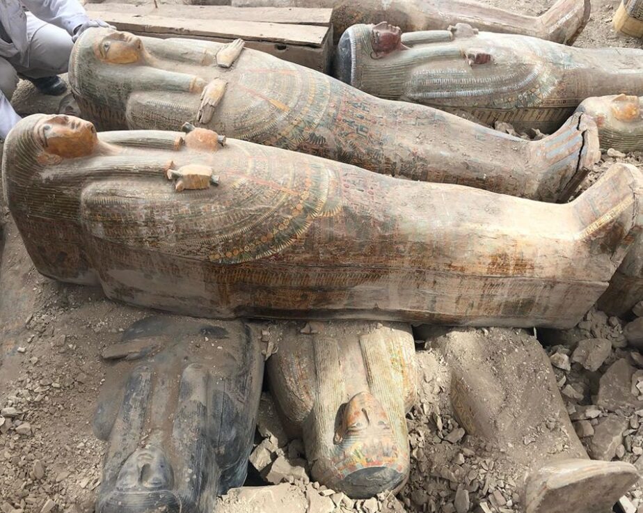 Starożytne trumny znalezione w Egipcie 