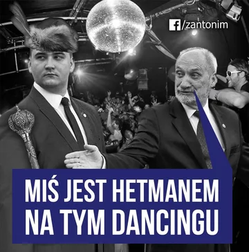 Mem z Antonim Macierewiczem 