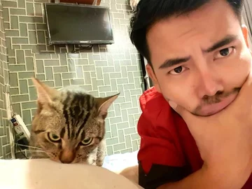 Lomphonten Lomphontan i jego kot 