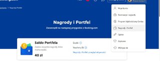 Portfel Booking.com