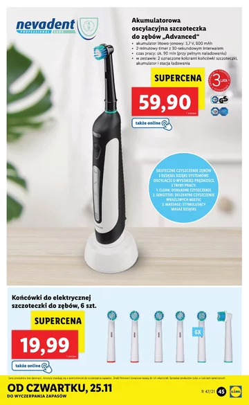 Gazetka Lidla na Black Friday i Black Week 2021 