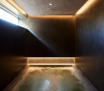 Różowy domek na plaży, projekt RX Architects RIBA, różowy domek na plaży