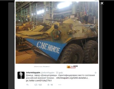 Miniatura: Ukryte arsenały w Donbasie. To broń dla...