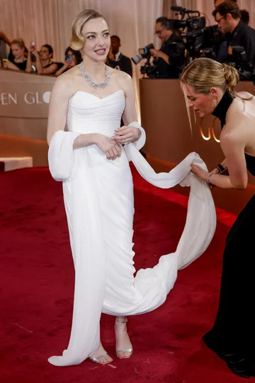 Amanda Seyfried na rozdaniu Złotych Globów 2026 