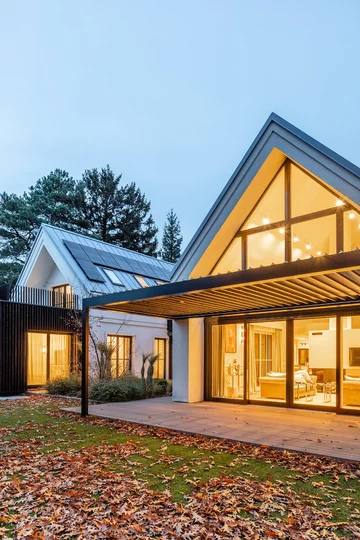 Dom jednorodzinny w Michałowicach, projekt Tissu Architecture 