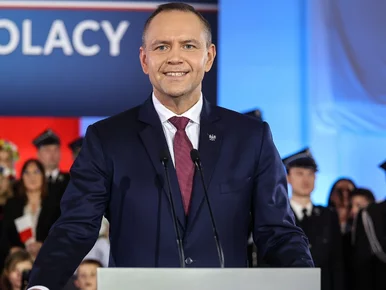 Miniatura: Nawrocki i snus. Nietypowy moment podczas...