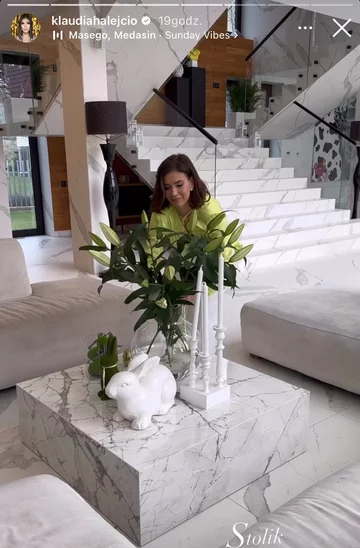 Klaudia Halejcio udekorowała dom na święta 