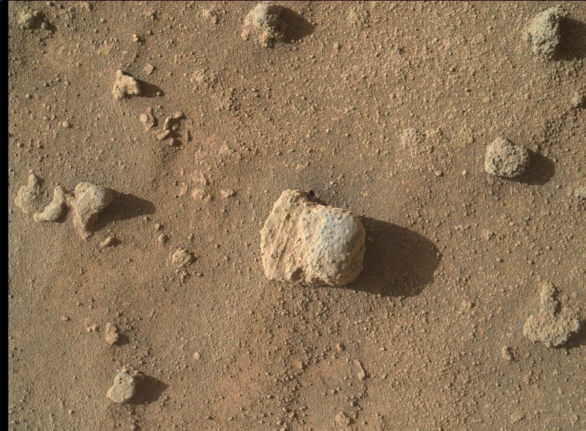 Piaskowiec z płaskowyżu Naukluft na górze Sharp na Marsie 