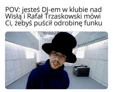 Mem z imprezującym Trzaskowskim 