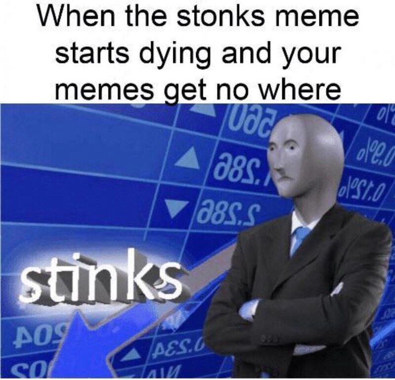 Przykład mema potocznie określanego jako „Stonks” 