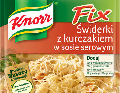 Miniatura: Fix Knorr Świderki z kurczakiem w sosie...