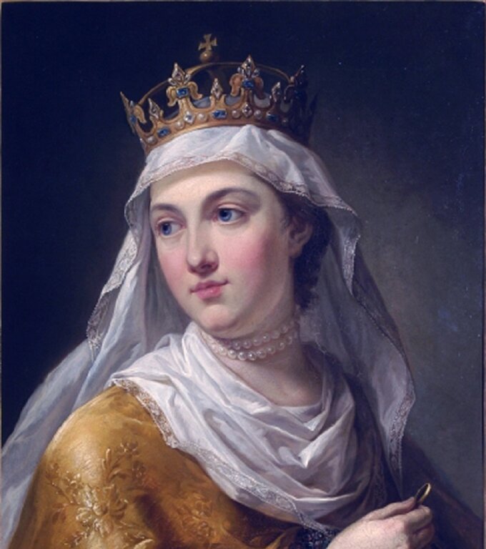 Jadwiga Andegaweńska (aut. Marcello Bacciarelli, między 1768 a 1771 rokiem)