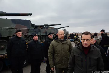 Wizyta premiera Mateusza Morawieckiego w Ukrainie, 24 lutego 2023 r. 