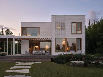 Dom nad jeziorem, projekt Ghoche Architect 