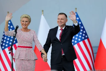 Spotkanie prezydenta Andrzeja Dudy z Polonią w New Britain w USA 