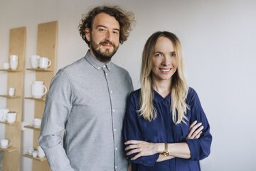 Marta Niemywska-Grynasz oraz&nbsp;Dawid Grynasz, założyciele Grynasz Studio