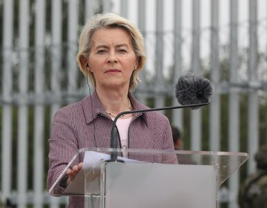 Miniatura: Szefowa KE leciała z Warszawy, samolot...