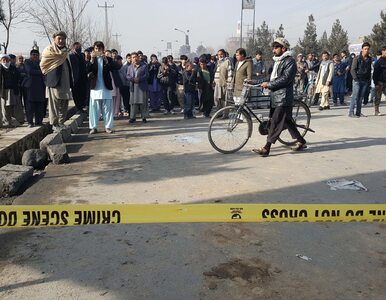 Miniatura: Zamach przed parlamentem. Talibowie...