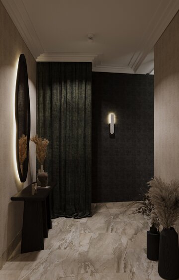 Apartament z widokiem na park, projekt Modeko Studio 