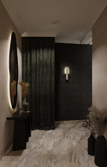 Apartament z widokiem na park, projekt Modeko Studio 