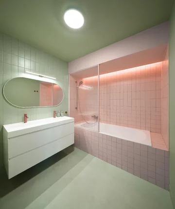 Mieszkanie w bloku z lat 50., projekt B² Architecture 