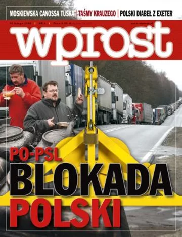 Okładka tygodnika Wprost nr 6/2008 (1311)