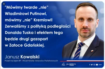 Czasami memami stawały się autentyczne wypowiedzi Janusza Kowalskiego 