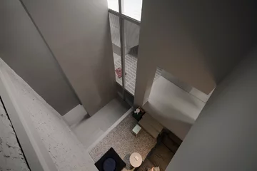 Teatralny dom pary aktorów, projekt Jean Verville v2com, 1010-13