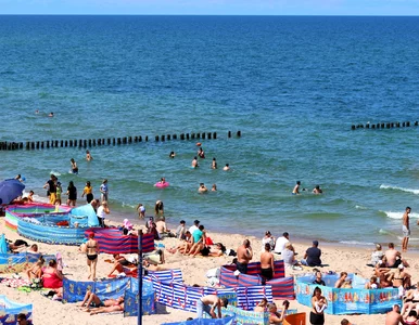 Miniatura: Bójka na plaży w Łebie, interweniowała...