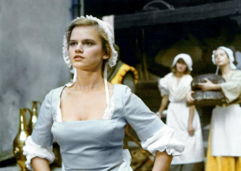 Katarzyna Figura w filmie „Pierścień i róża” (1986) 