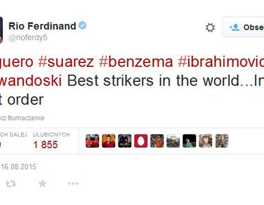 Miniatura: Rio Ferdinand wybrał najlepszych...