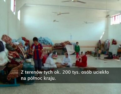 Miniatura: Obóz dla kurdyjskich uciekinierów w...
