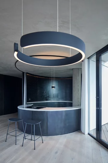 Penthouse z ogrodem na dachu, projekt Petr Janda Linka, Petr Janda