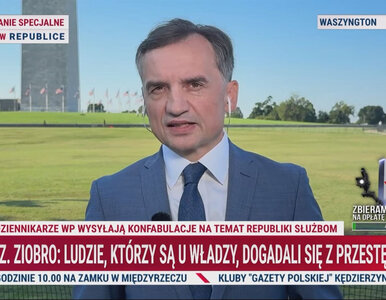 Miniatura: Ziobro broni się w TV Republika ws. afery...